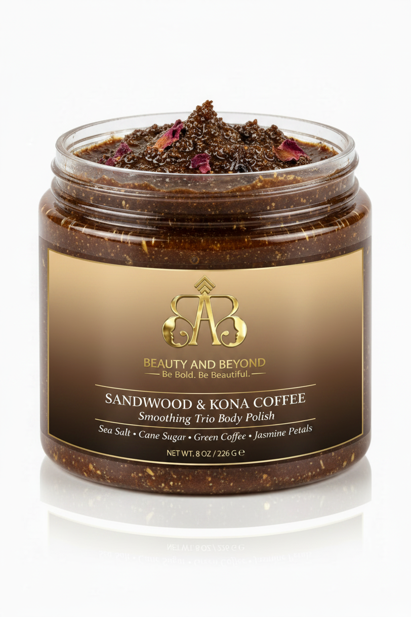 Sandalwood & Kona Coffee — Jar Lid Off