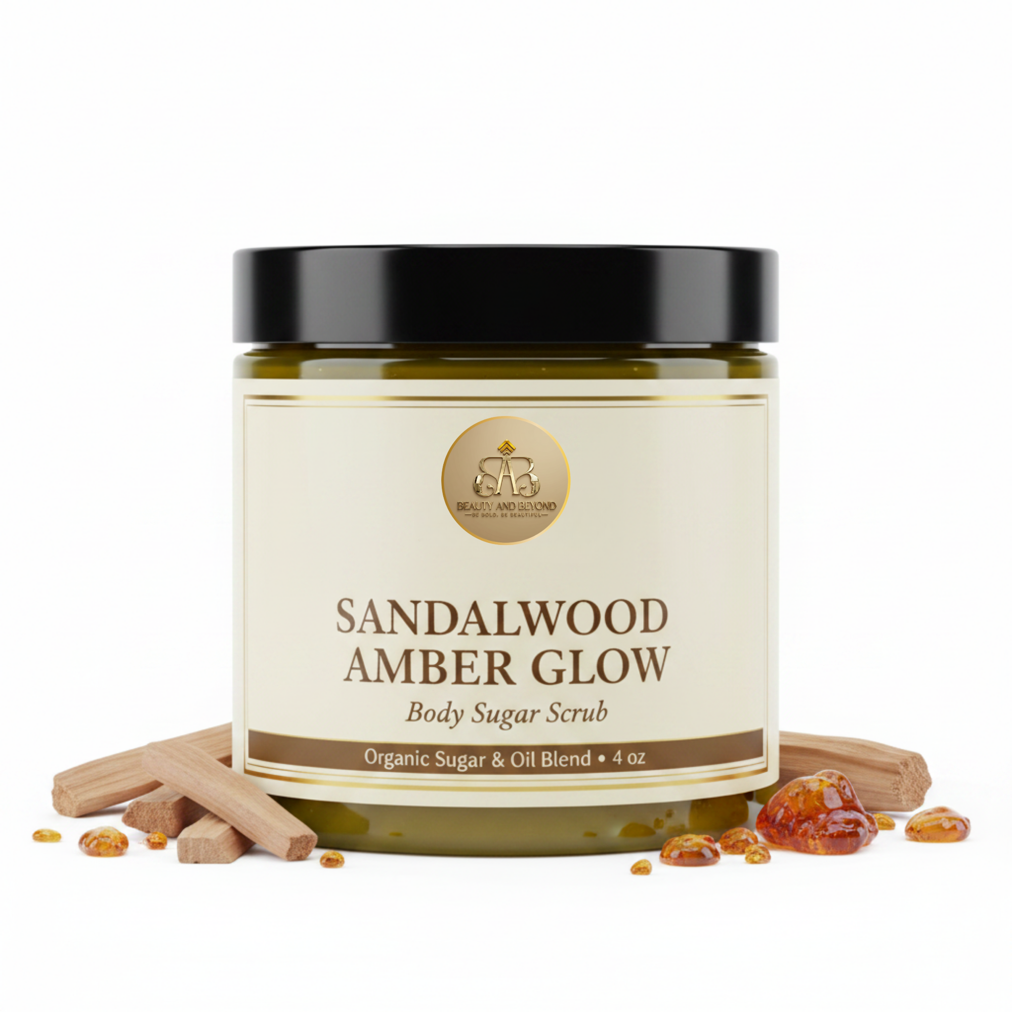 Sandalwood Amber Glow Body Sugar Scrub
