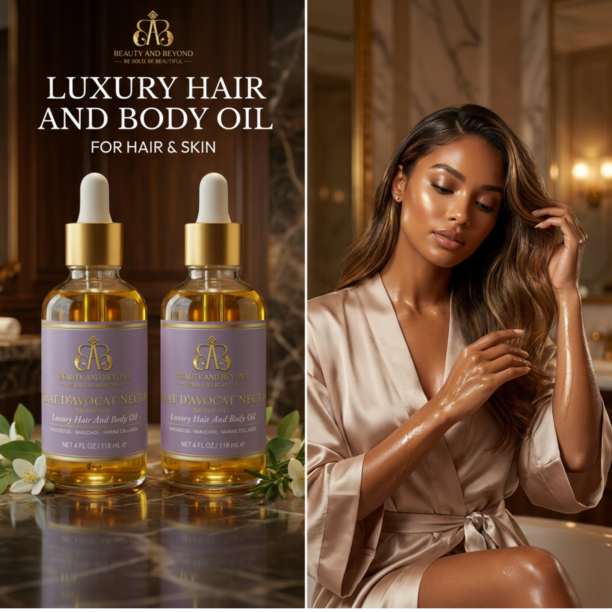 Éclat d'Avocat Nectar Skinified Luxury Hair And Body Oil