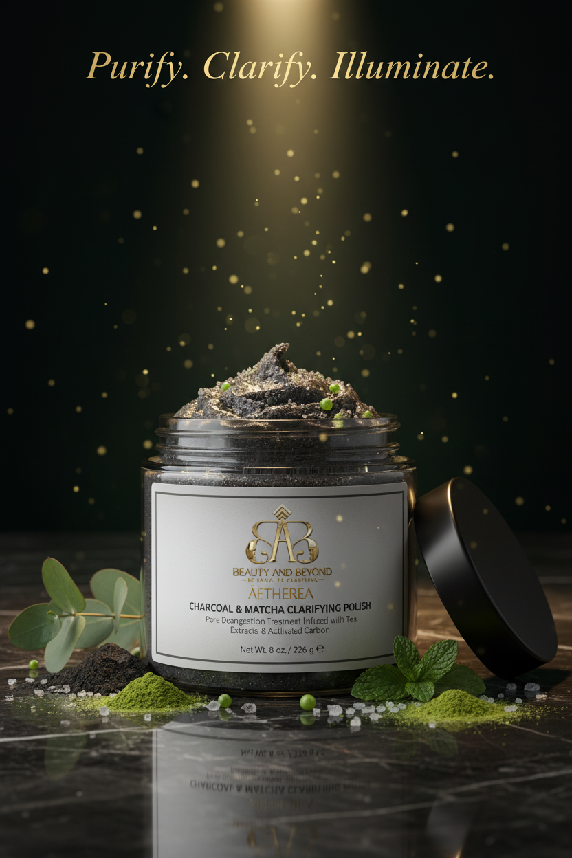 Ætherea Charcoal & Matcha — Hero Shot