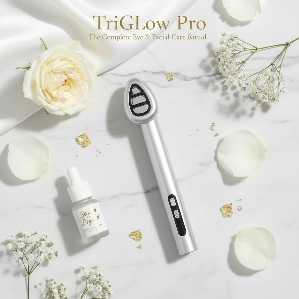 TriGlow Pro Flat Lay — Corrected