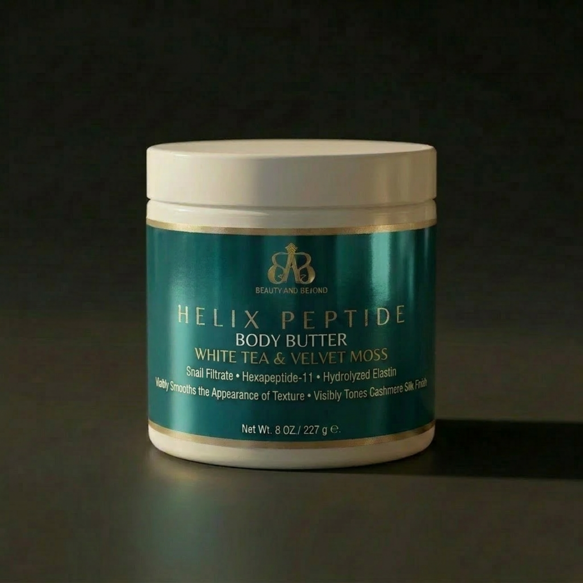 Helix Peptide Body Butter (White Tea & Velvet Moss) – 8 oz