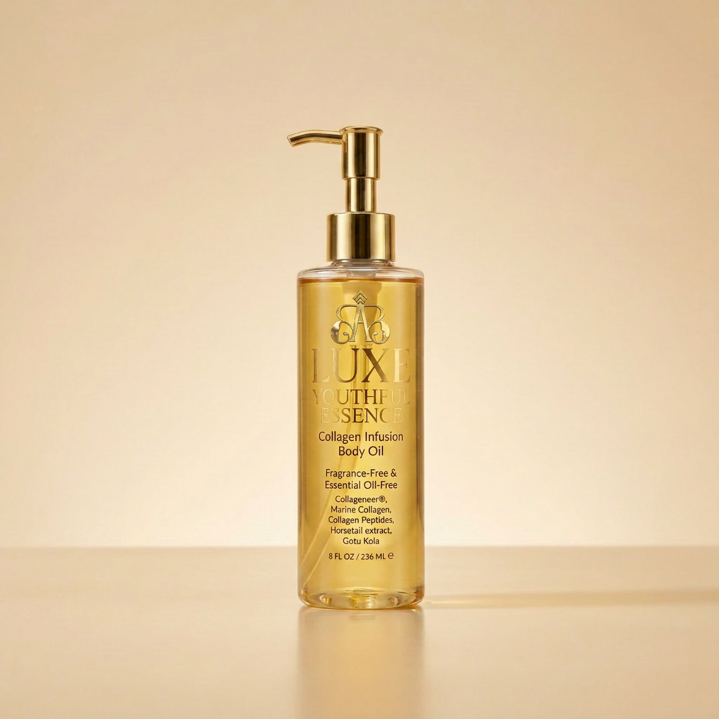 Luxe Youthful Essence Collagen Infusion Body Oil — Prestige Structural