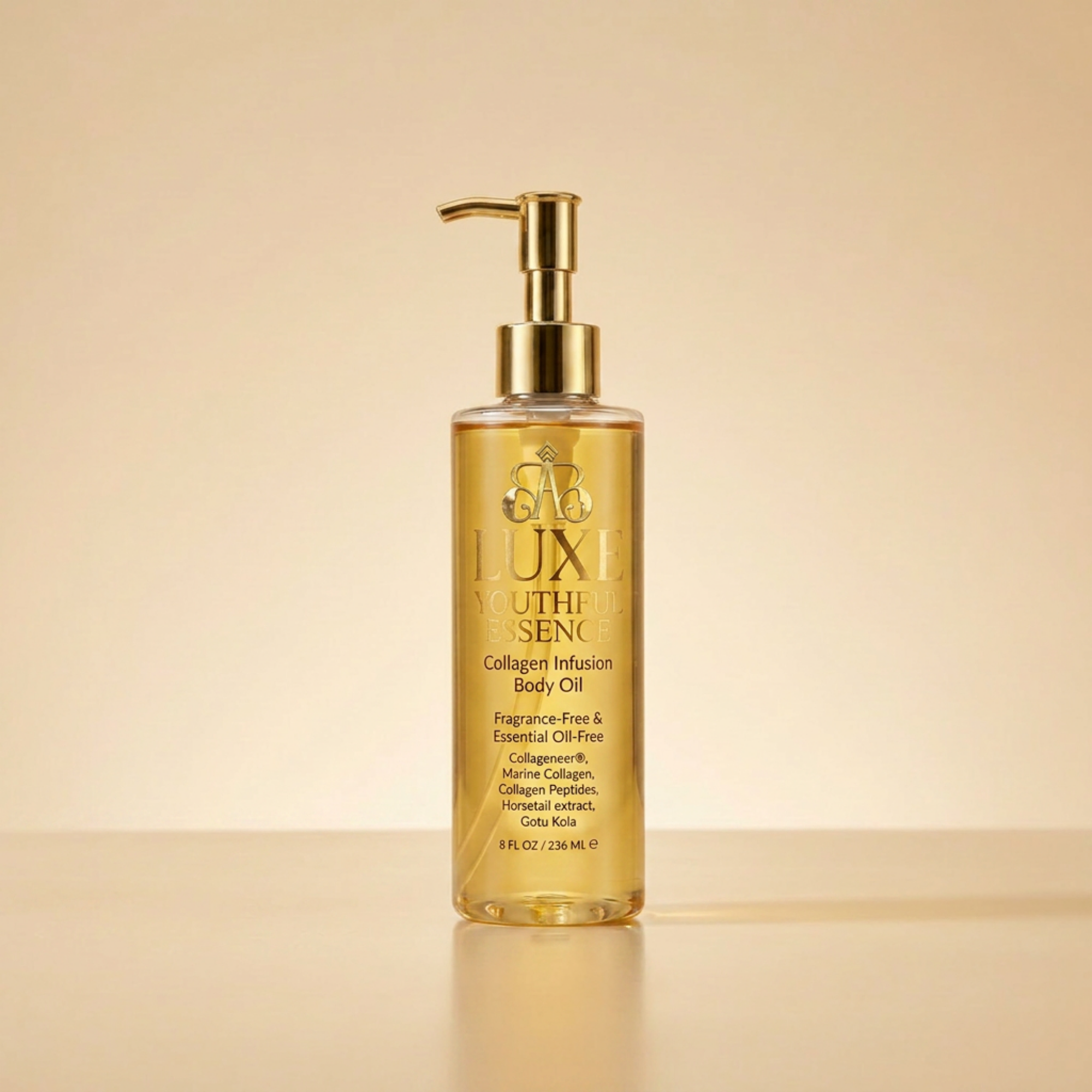 Luxe Youthful Essence Collagen Infusion Body Oil — Prestige Structural